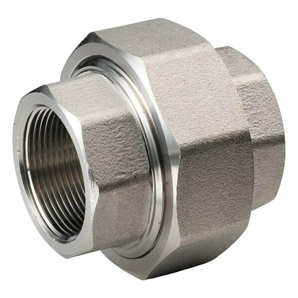 Thrifco Plumbing 1/4 Stainless Steel Union, Packaged 9019030